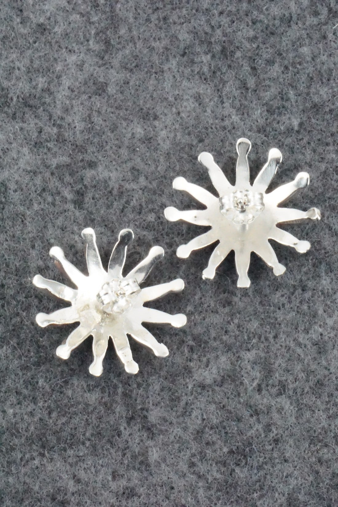 Turquoise & Sterling Silver Earrings - Rena Cachina