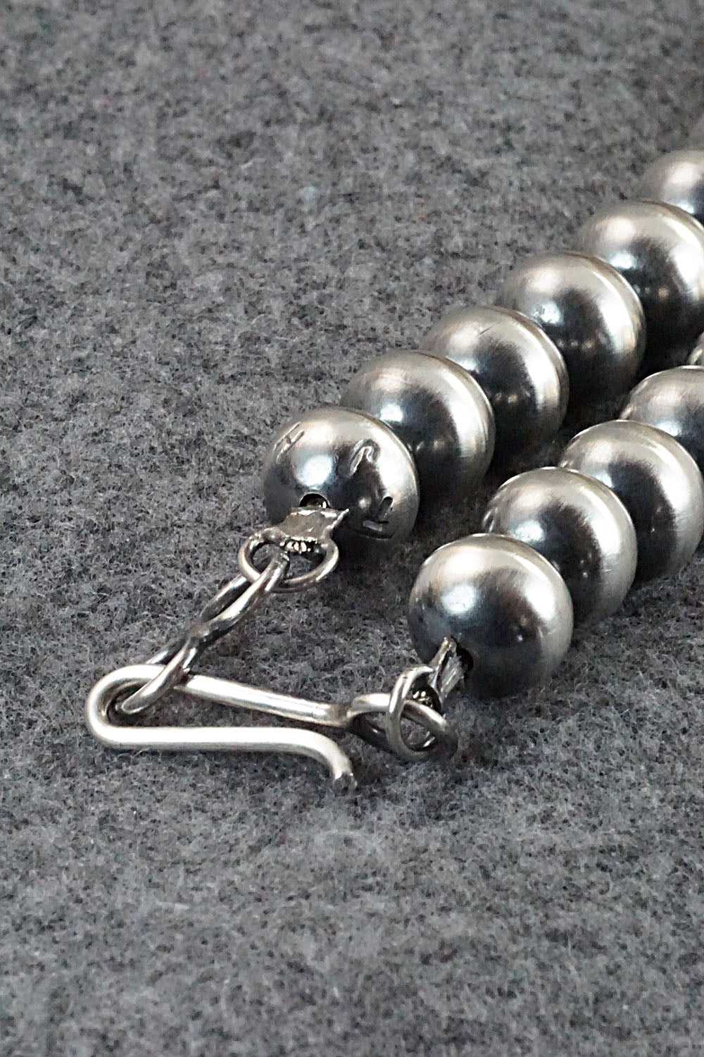 Sterling Silver Navajo Pearl Necklace - Tonisha Haley