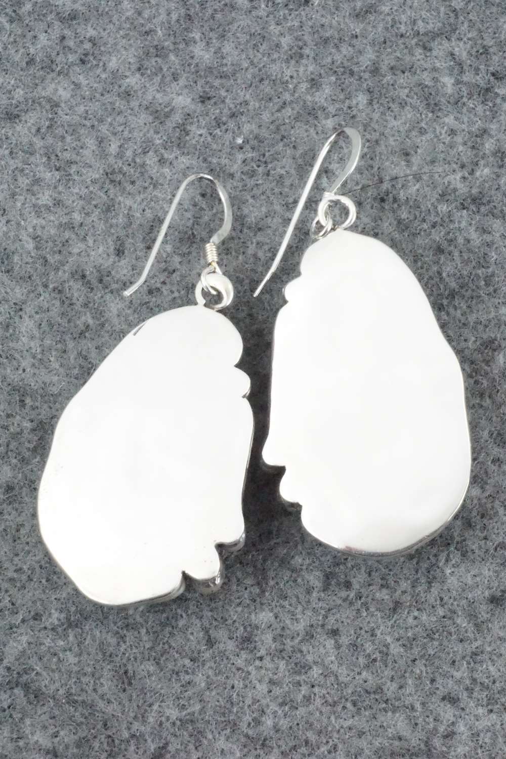 Variscite & Sterling Silver Earrings - Samuel Yellowhair