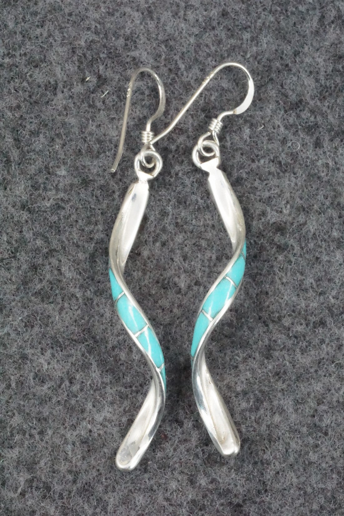 Turquoise & Sterling Silver Earrings - Ira Johnson