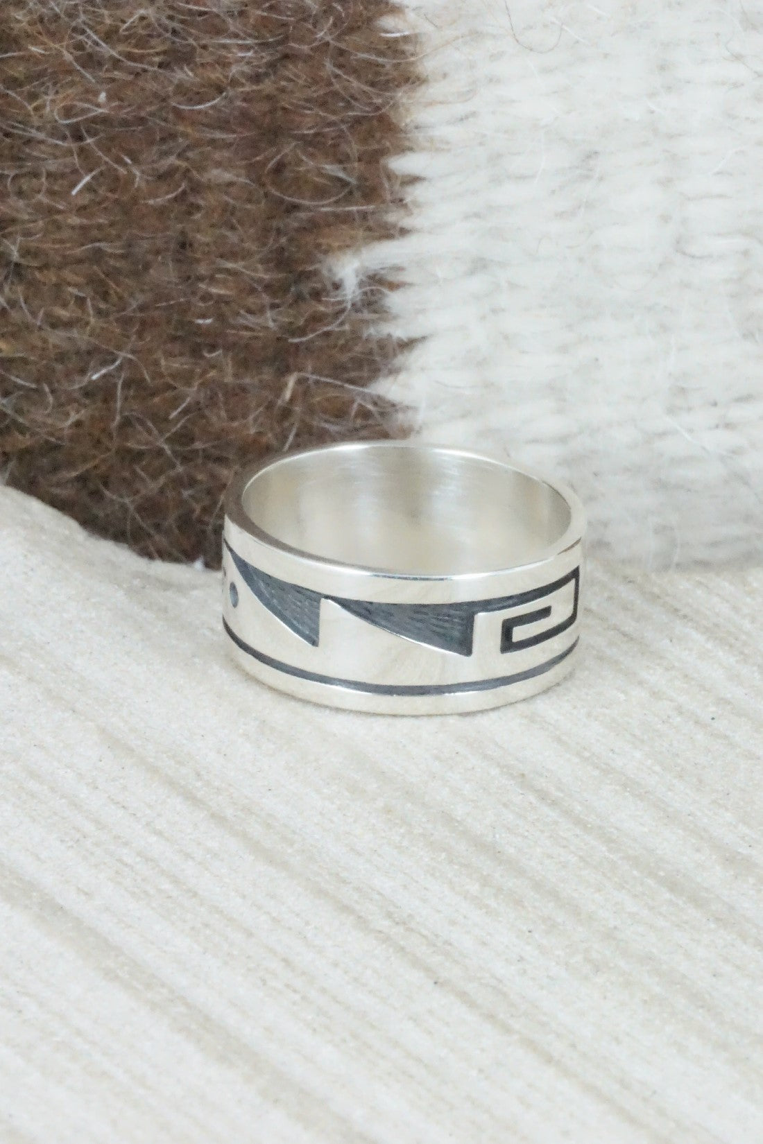 Sterling Silver Ring - Timothy Mowa - Size 10