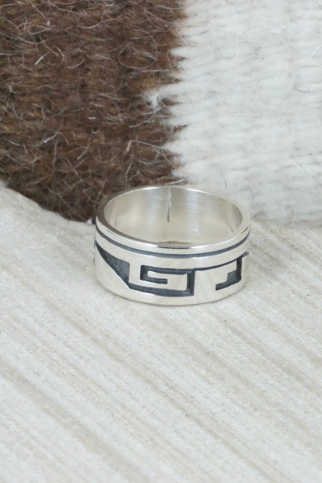 Sterling Silver Ring - Timothy Mowa - Size 10