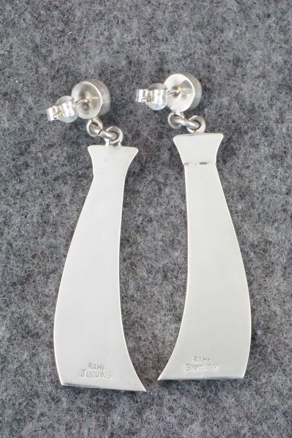 Turquoise & Sterling Silver Earrings - James Bahe