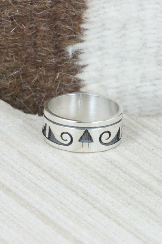 Sterling Silver Ring - Timothy Mowa - Size 10