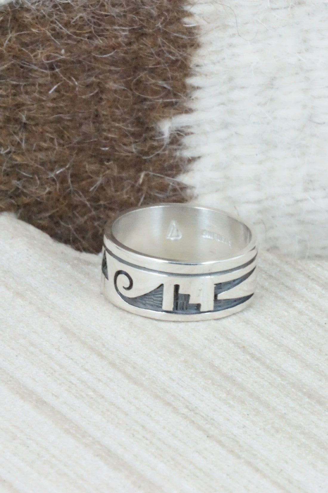 Sterling Silver Ring - Timothy Mowa - Size 10