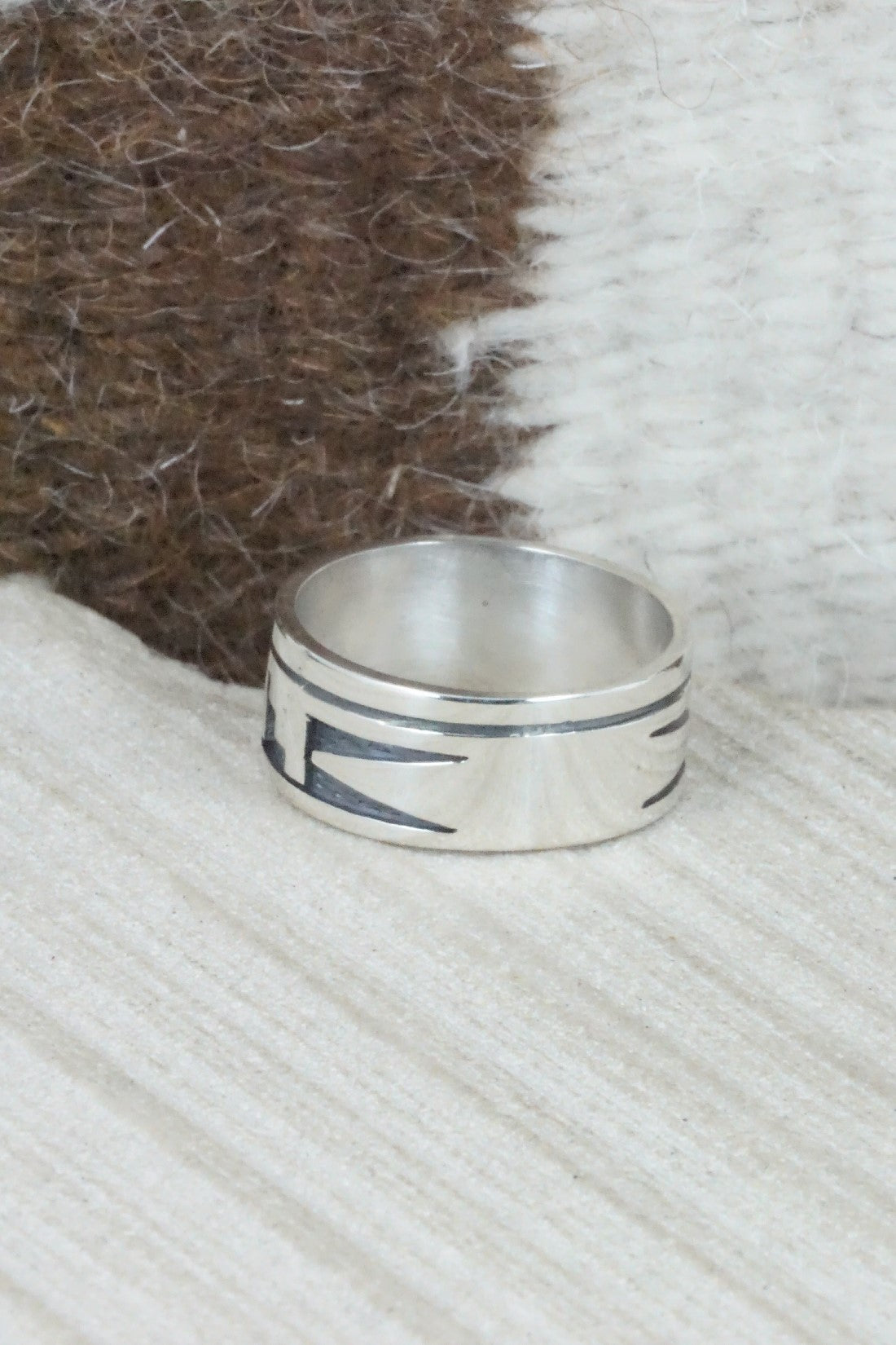 Sterling Silver Ring - Timothy Mowa - Size 10