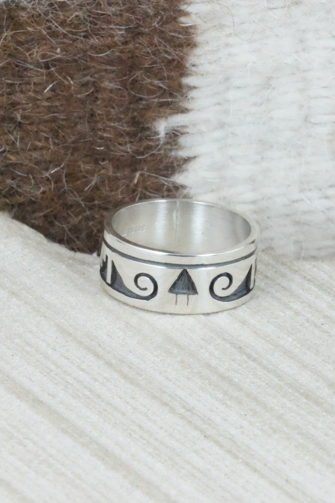 Sterling Silver Ring - Timothy Mowa - Size 10