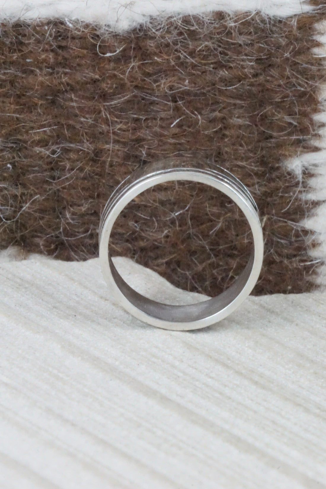 Sterling Silver Ring - Timothy Mowa - Size 10