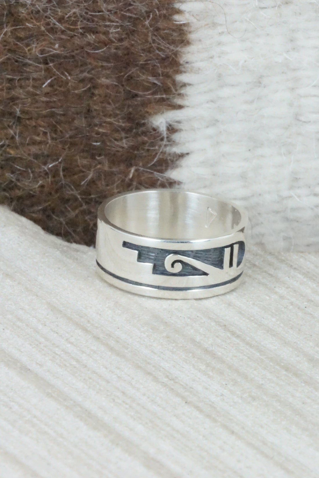 Sterling Silver Ring - Timothy Mowa - Size 9.5