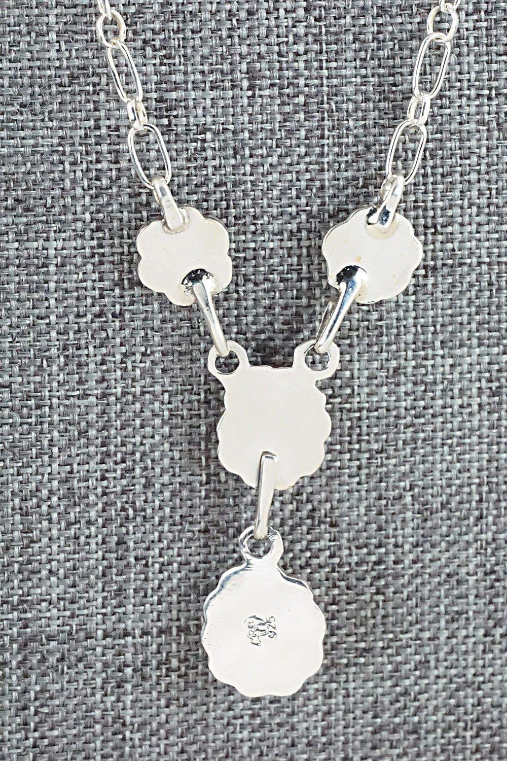 Coral & Sterling Silver Necklace - Sadie Jim