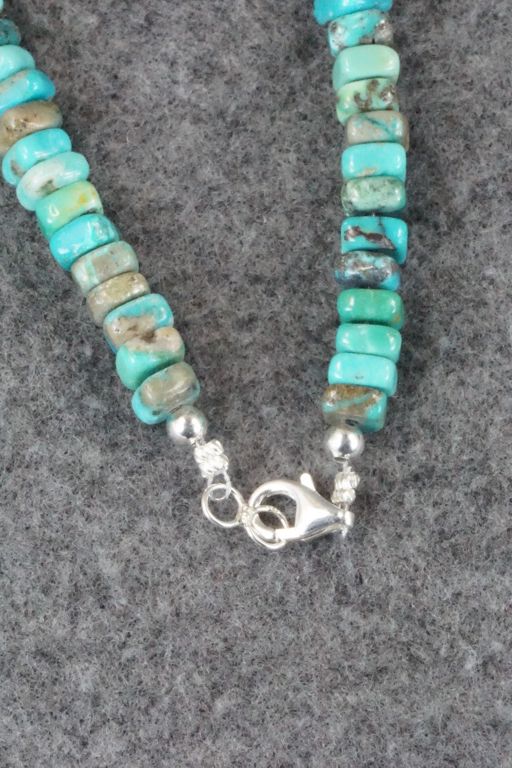 Turquoise & Sterling Silver Necklace - Doreen Jake