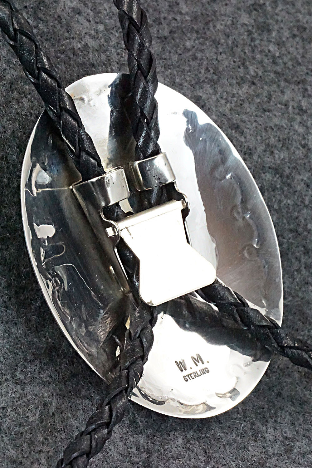 Turquoise & Sterling Silver Bolo Tie - Wilbert Muskett Sr.