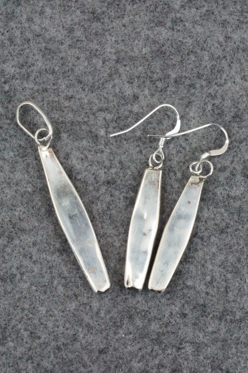 Abalone & Sterling Silver Inlay Earrings and Pendant - Orlandy Laate