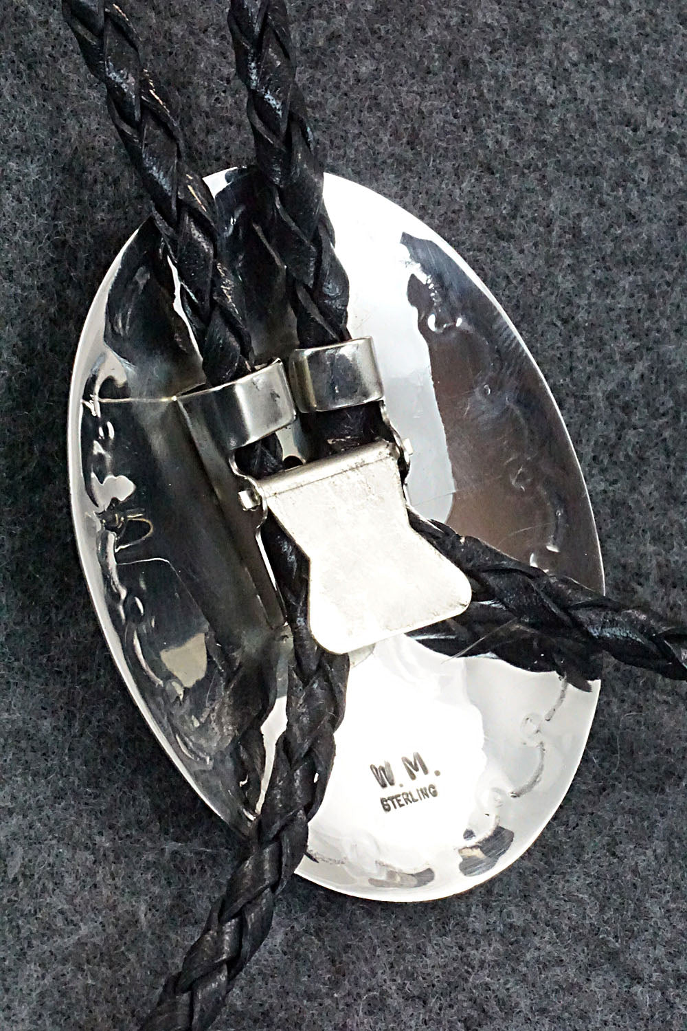 Turquoise & Sterling Silver Bolo Tie - Wilbert Muskett Sr.