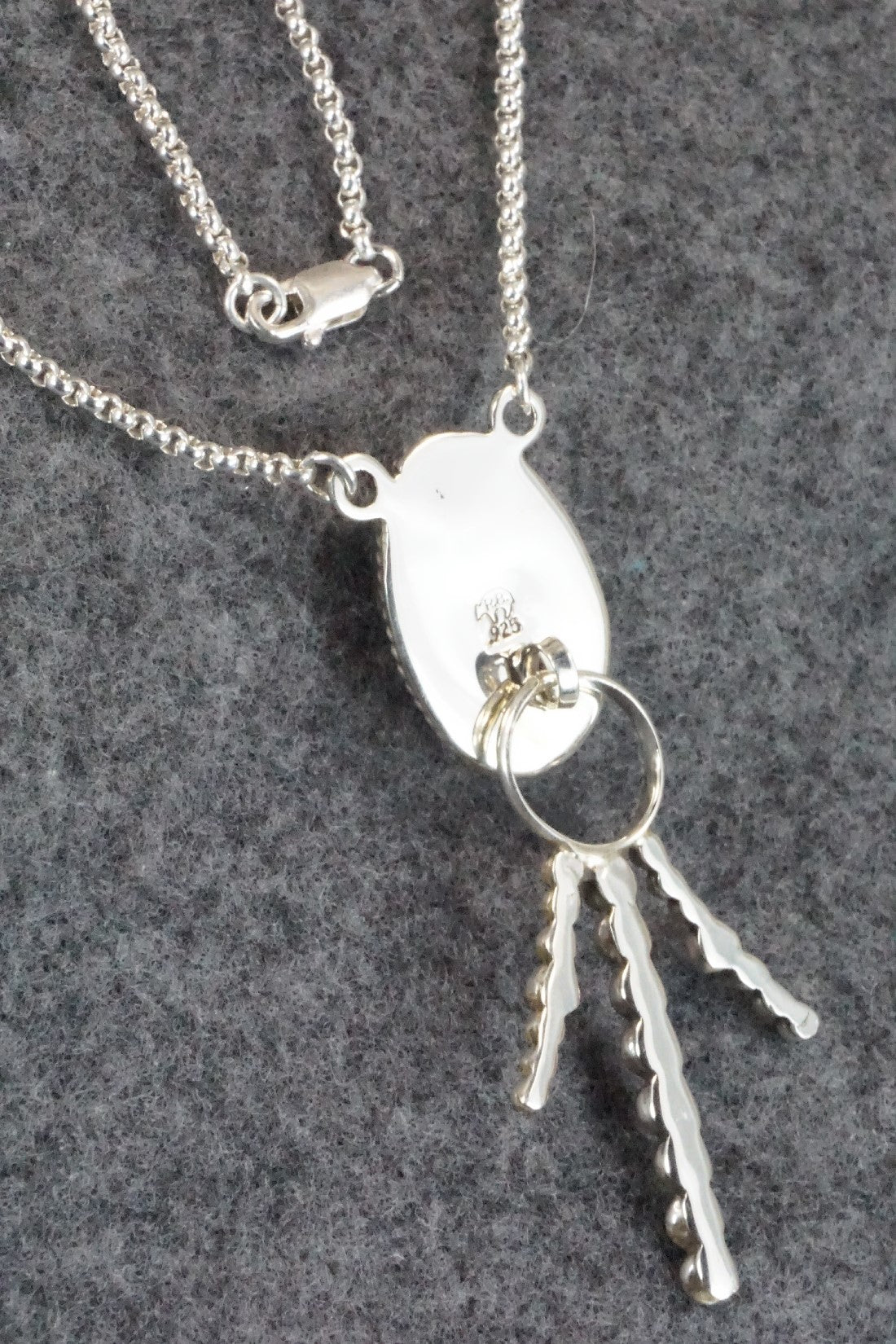 White Buffalo & Sterling Silver Necklace - Angie Platero