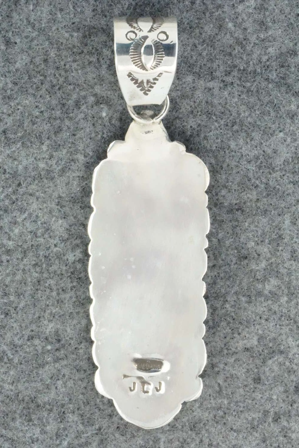 Coral & Sterling Silver Pendant - James Lee Jr.