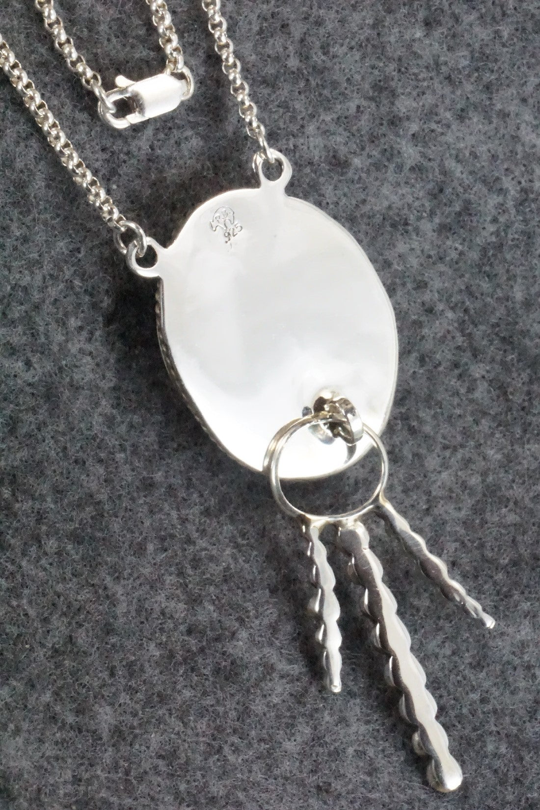 White Buffalo & Sterling Silver Necklace - Angie Platero