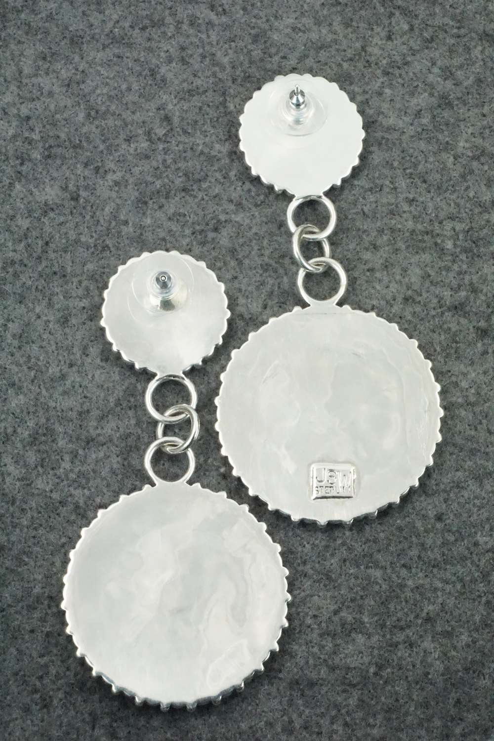 Turquoise & Sterling Silver Earrings - Justin Wilson
