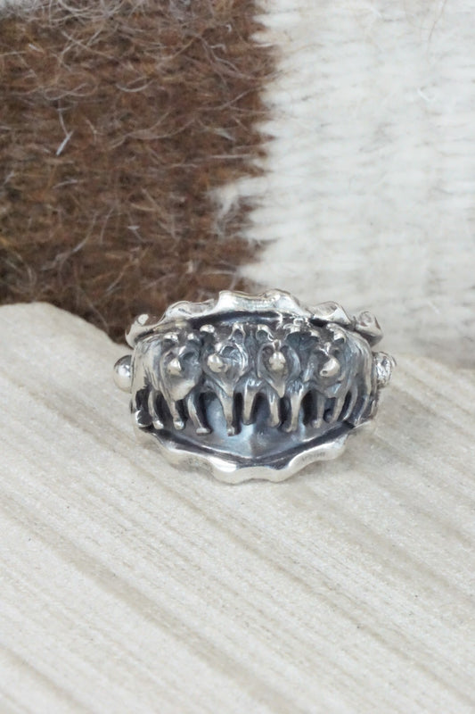 Sterling Silver Ring - Genevieve Francisco - Size 11.75