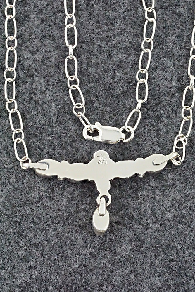 Amber & Sterling Silver Necklace - Loretta Smith