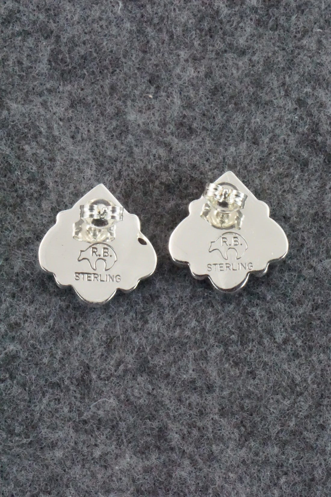 Turquoise & Sterling Silver Earrings - Verley Betone