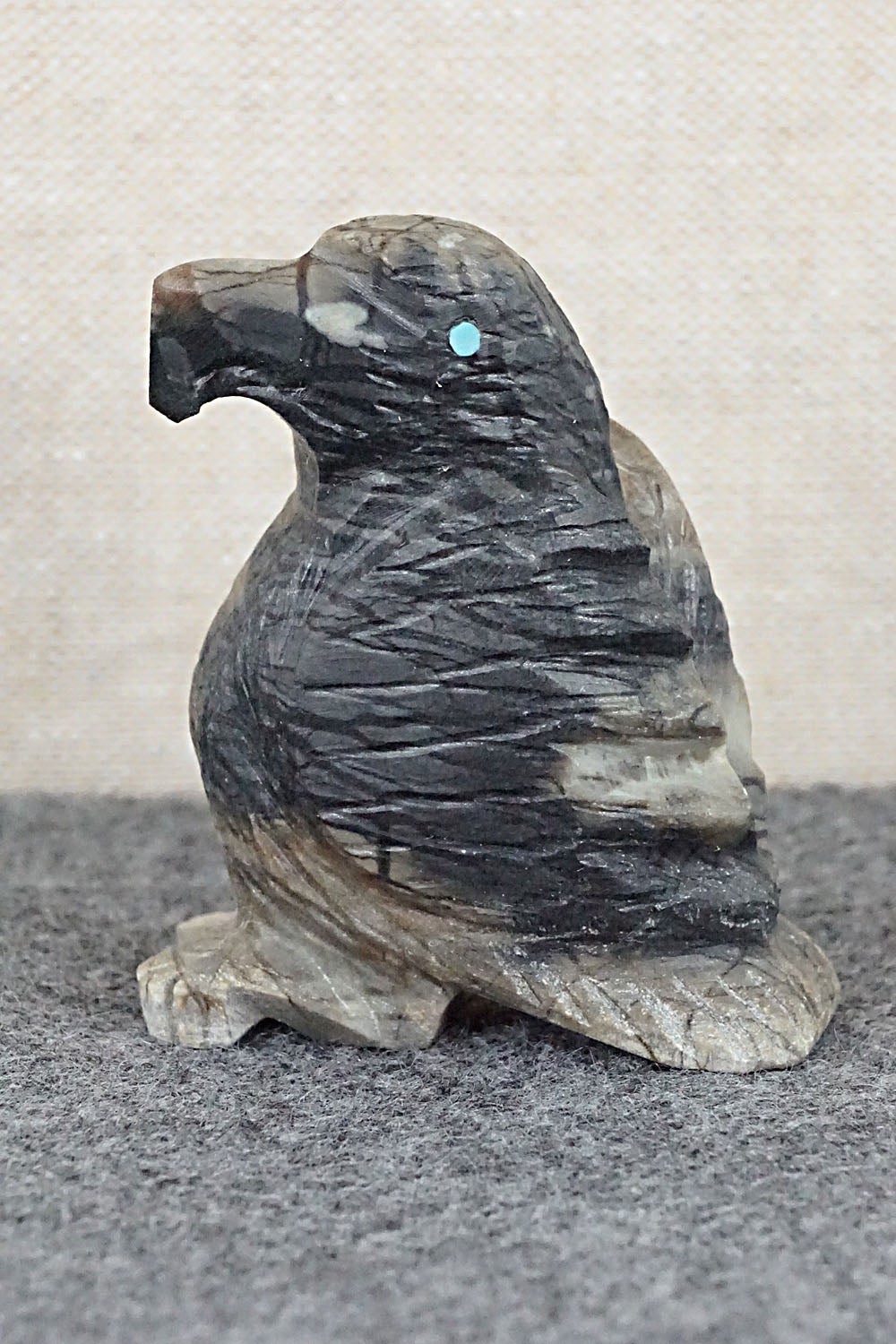 Eagle Zuni Fetish Carving - Tony Mackel