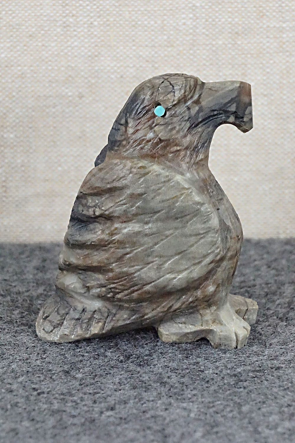 Eagle Zuni Fetish Carving - Tony Mackel