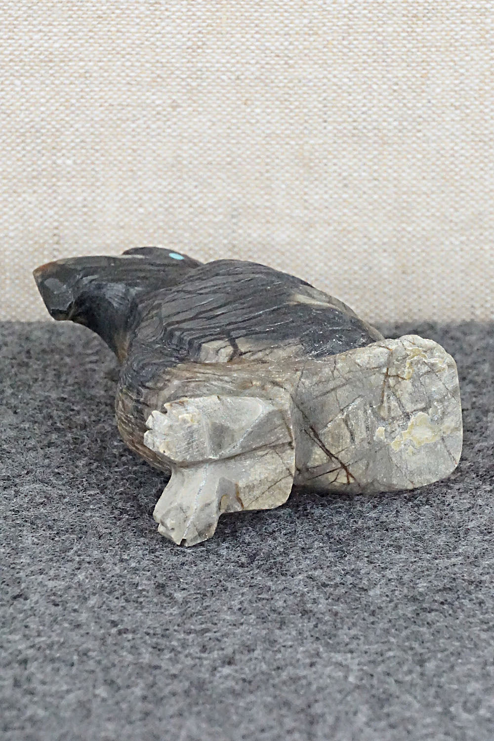 Eagle Zuni Fetish Carving - Tony Mackel