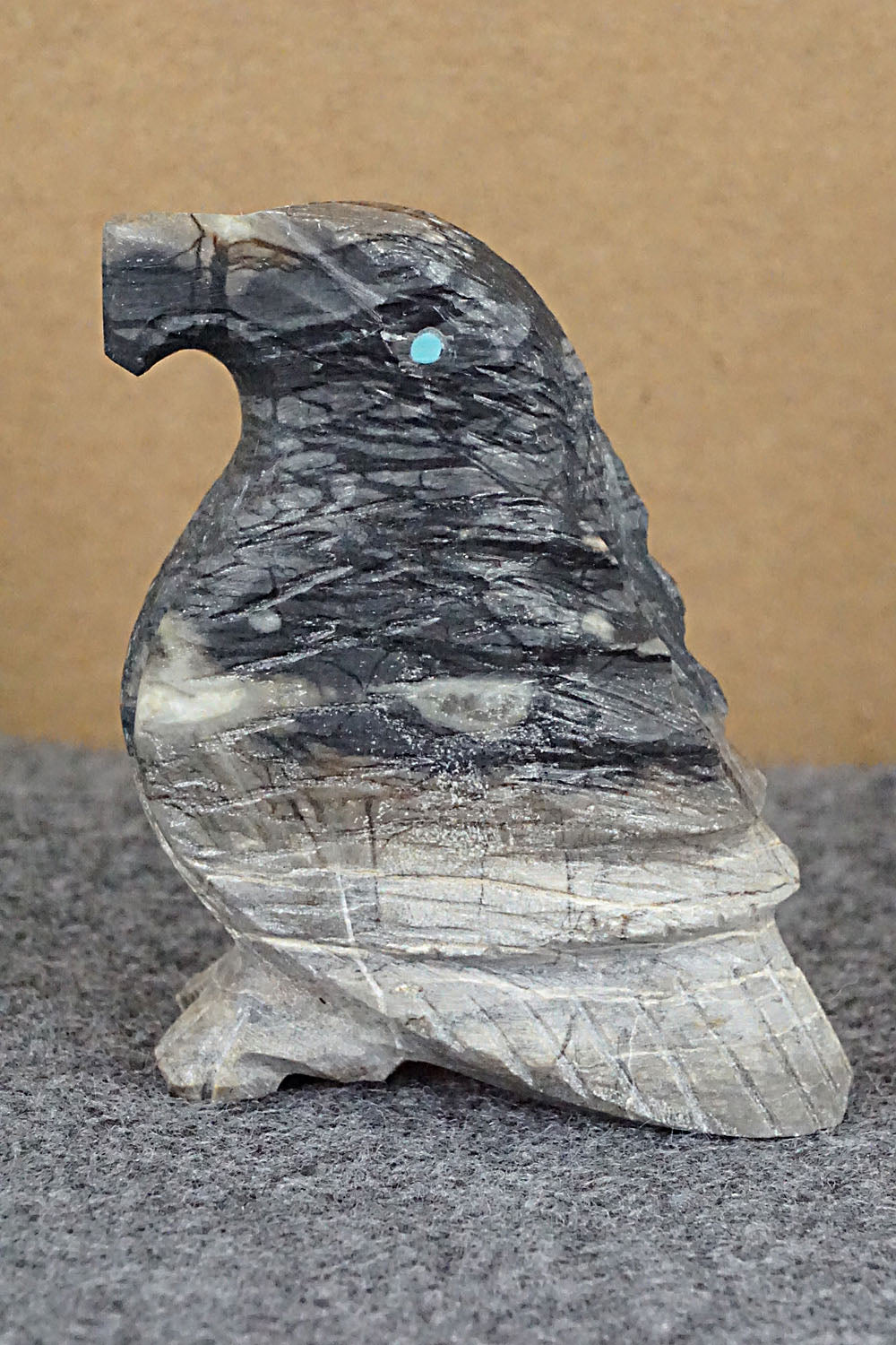 Eagle Zuni Fetish Carving - Tony Mackel