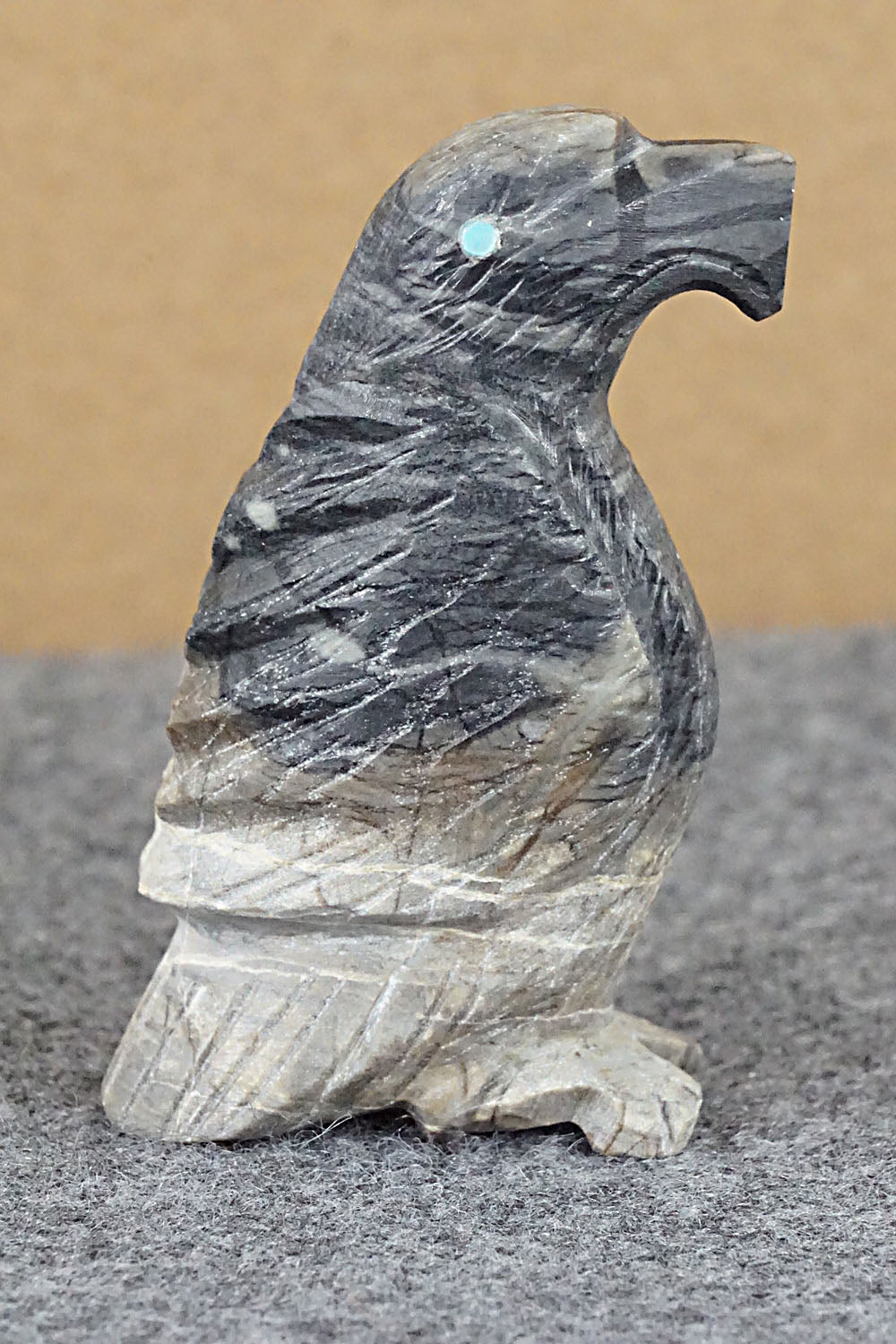 Eagle Zuni Fetish Carving - Tony Mackel