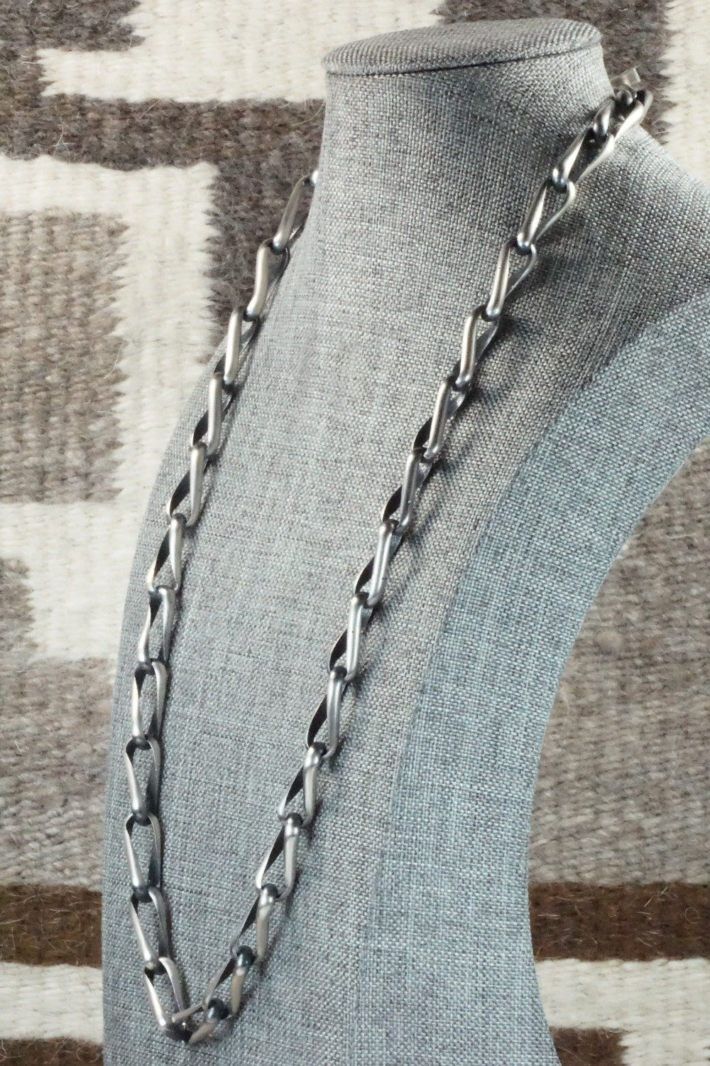 Sterling Silver Chain Necklace - Lawrence Yazzie