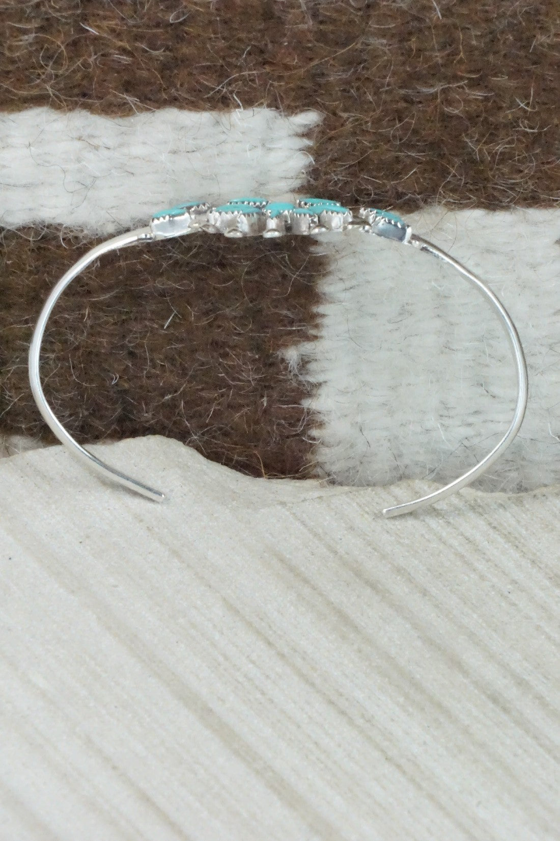 Turquoise & Sterling Silver Bracelet - Rena Cachina