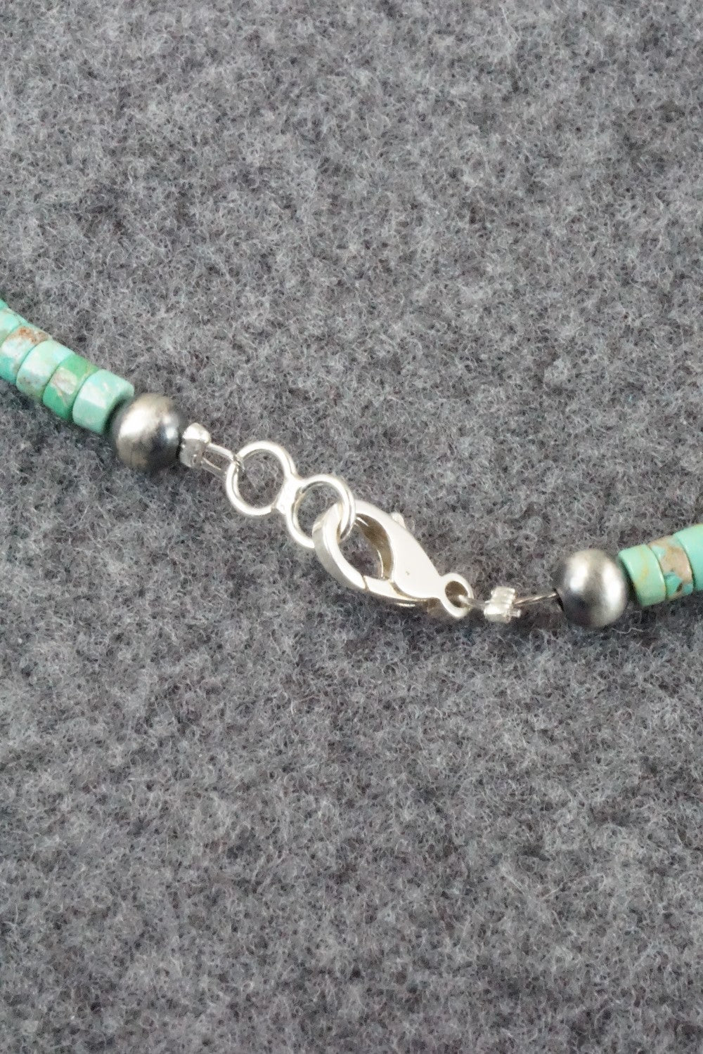 Turquoise & Sterling Silver Necklace - Louise Joe