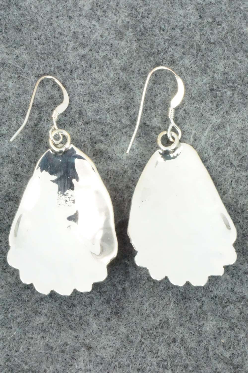Turquoise and Sterling Silver Earrings - Roger Pino
