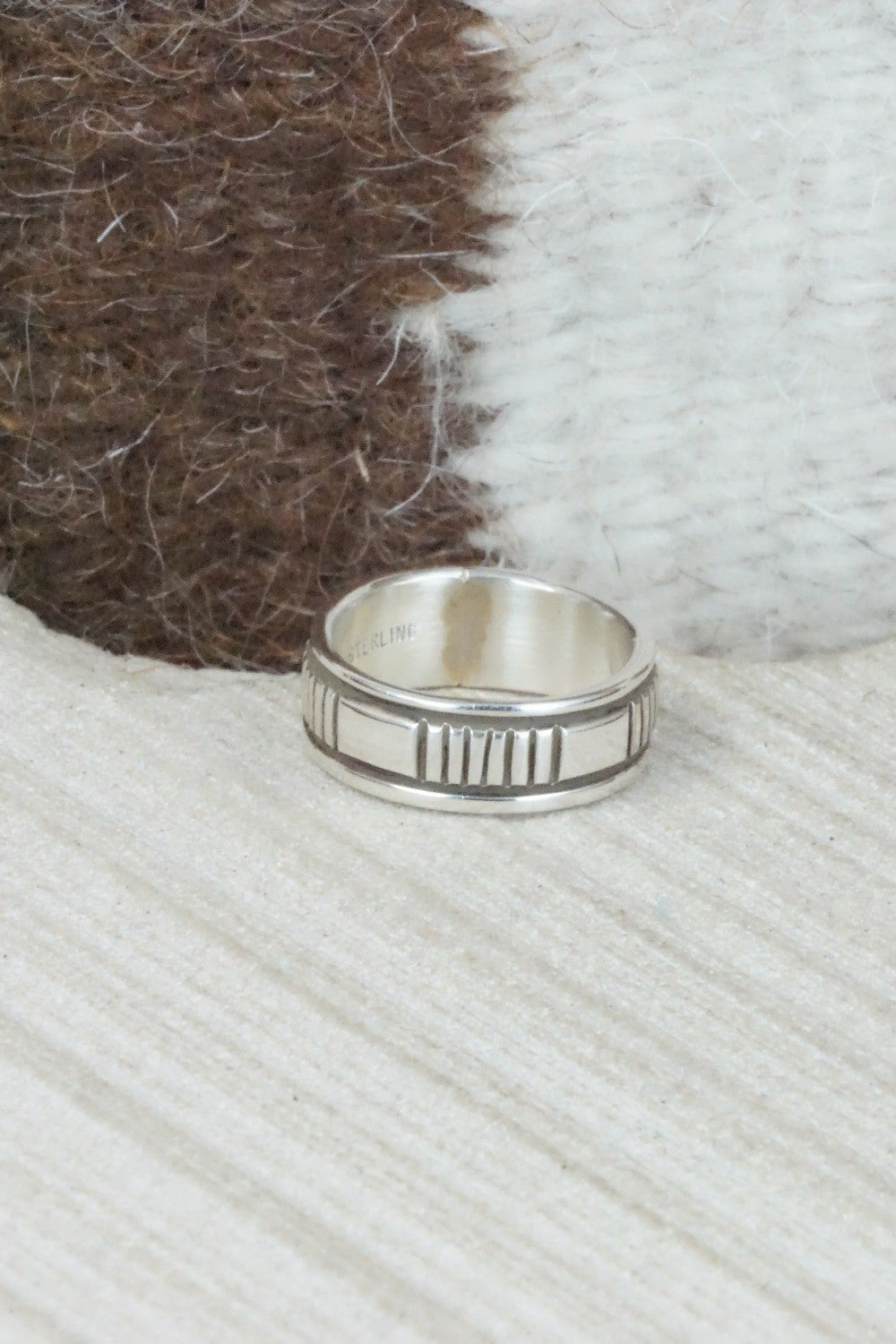 Sterling Silver Ring - Bruce Morgan - Size 4.75