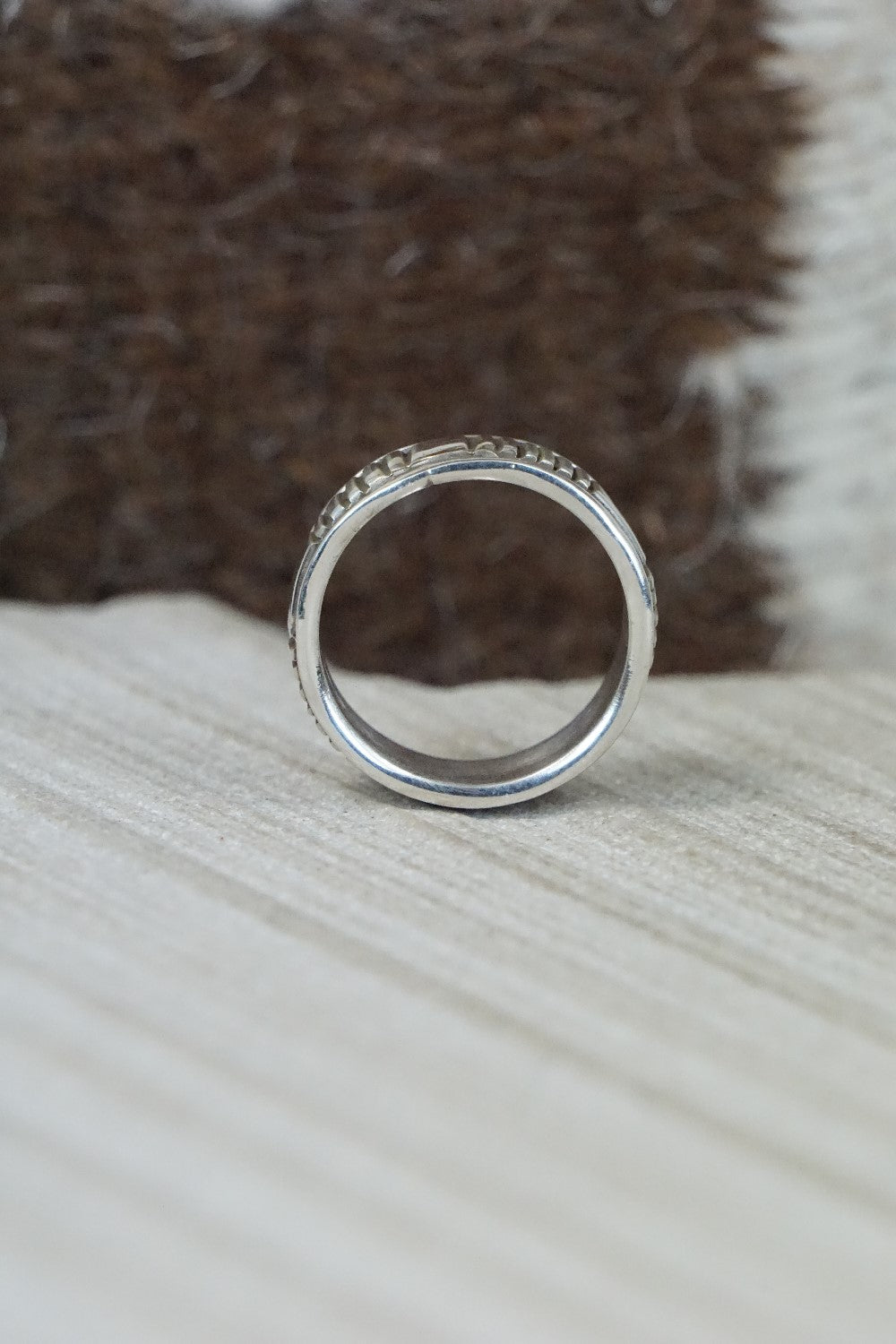 Sterling Silver Ring - Bruce Morgan - Size 4.75
