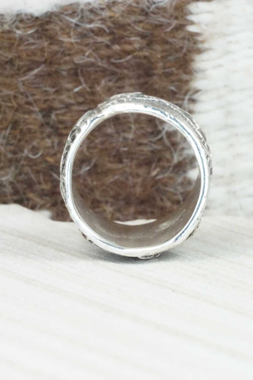 Sterling Silver Ring - Delbert Arviso - Size 11