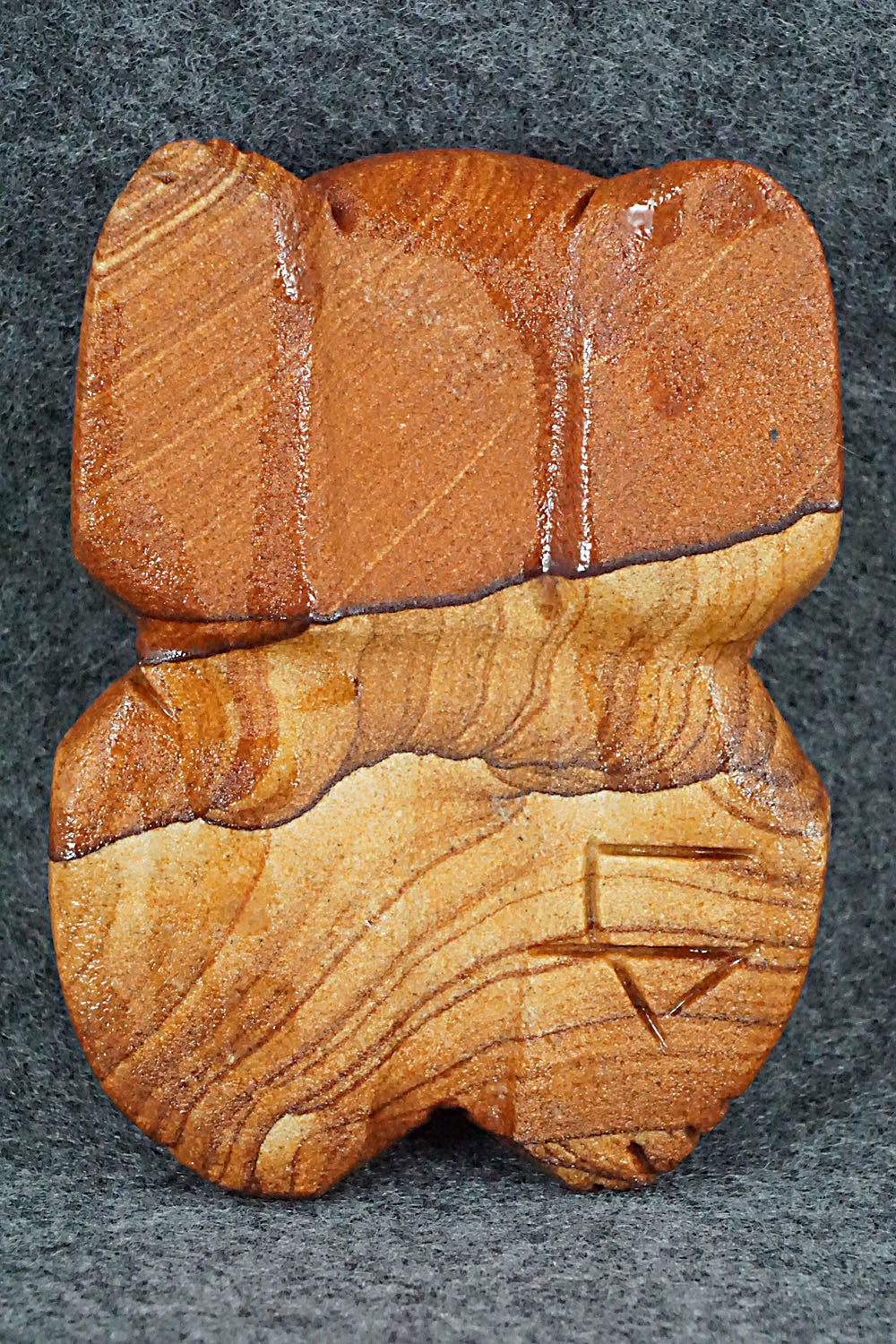 Frog Zuni Fetish Carving - Louise Ponchuella