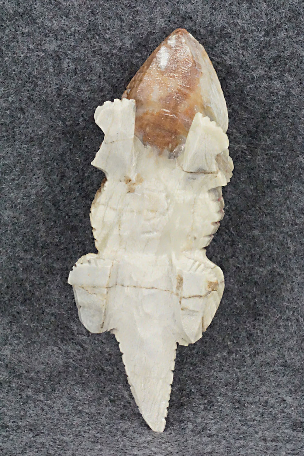 Horned Toad Zuni Fetish Carving - Tony Mackel
