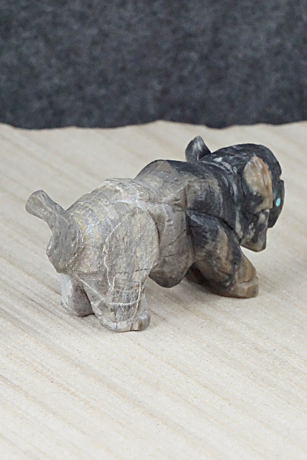 Buffalo Zuni Fetish Carving - Tony Mackel