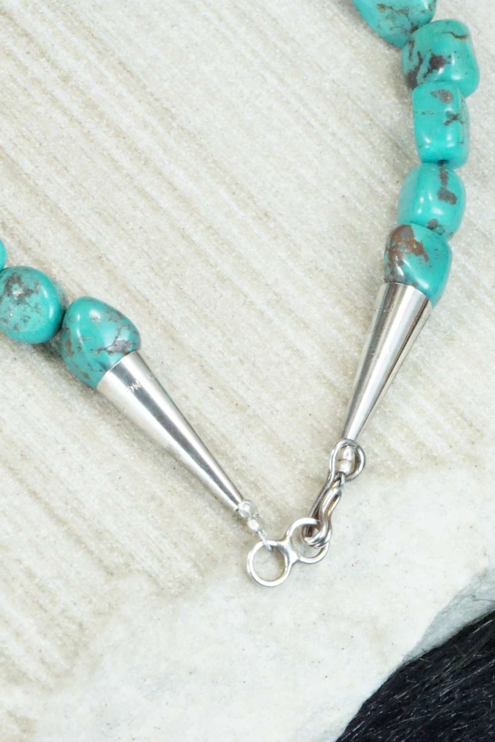 Turquoise & Sterling Silver Necklace - Doreen Jake