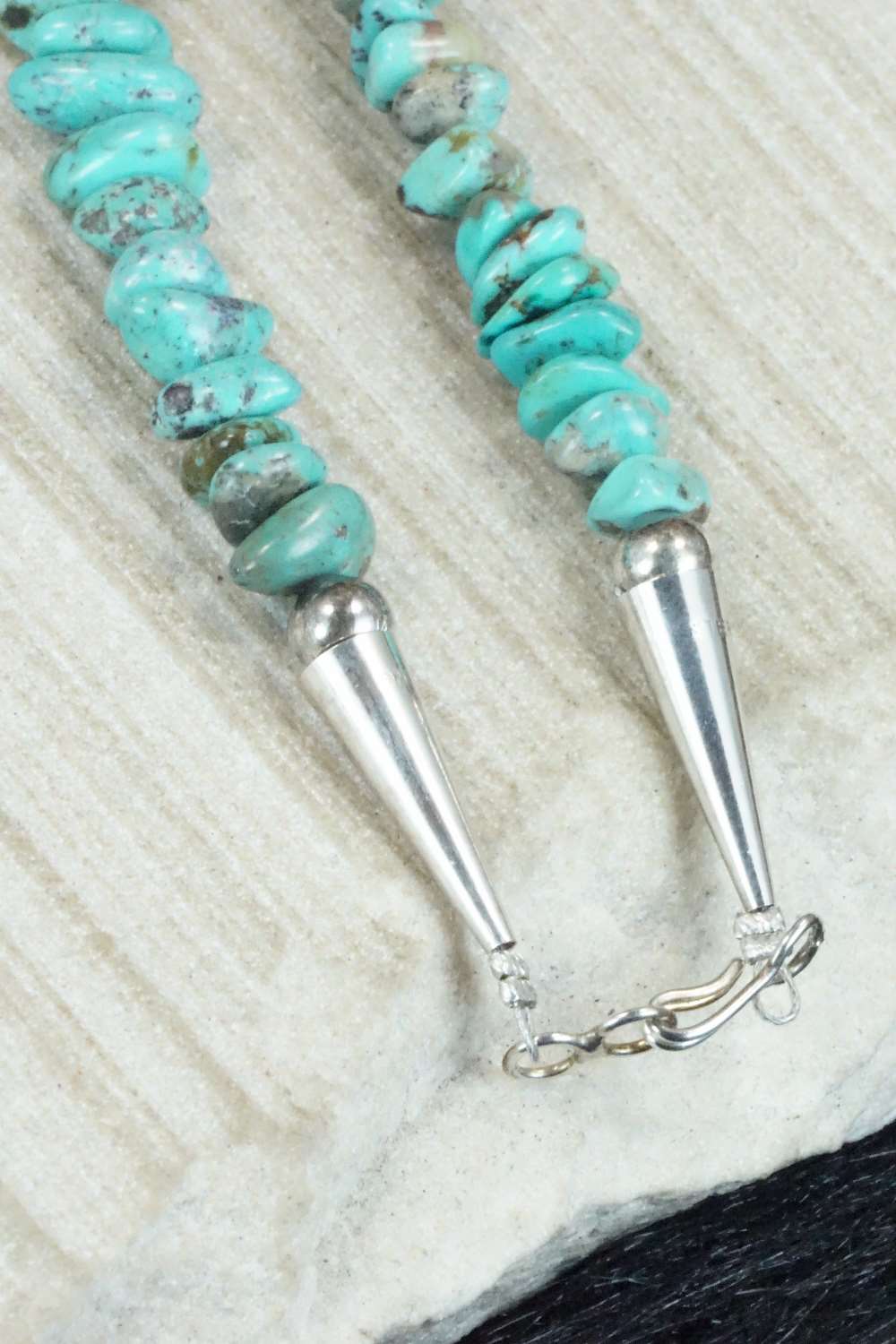 Turquoise & Sterling Silver Necklace - Doreen Jake