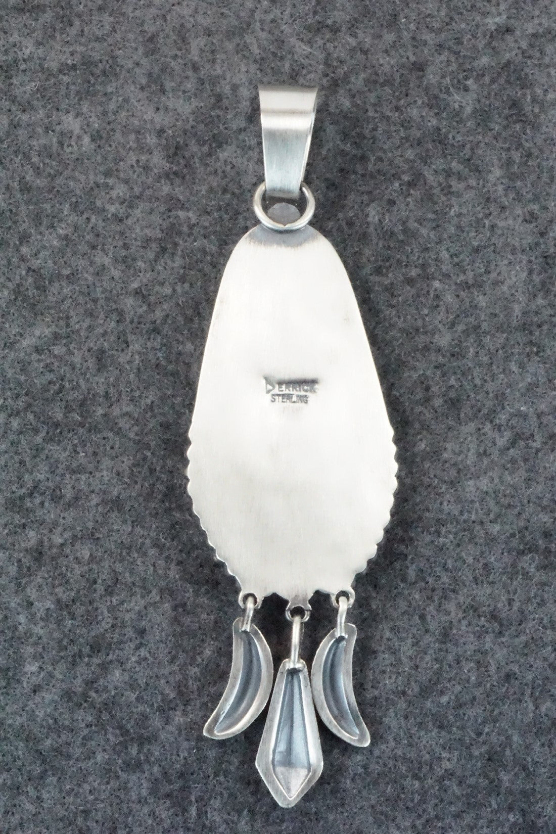 Turquoise and Sterling Silver Pendant - Derrick Gordon