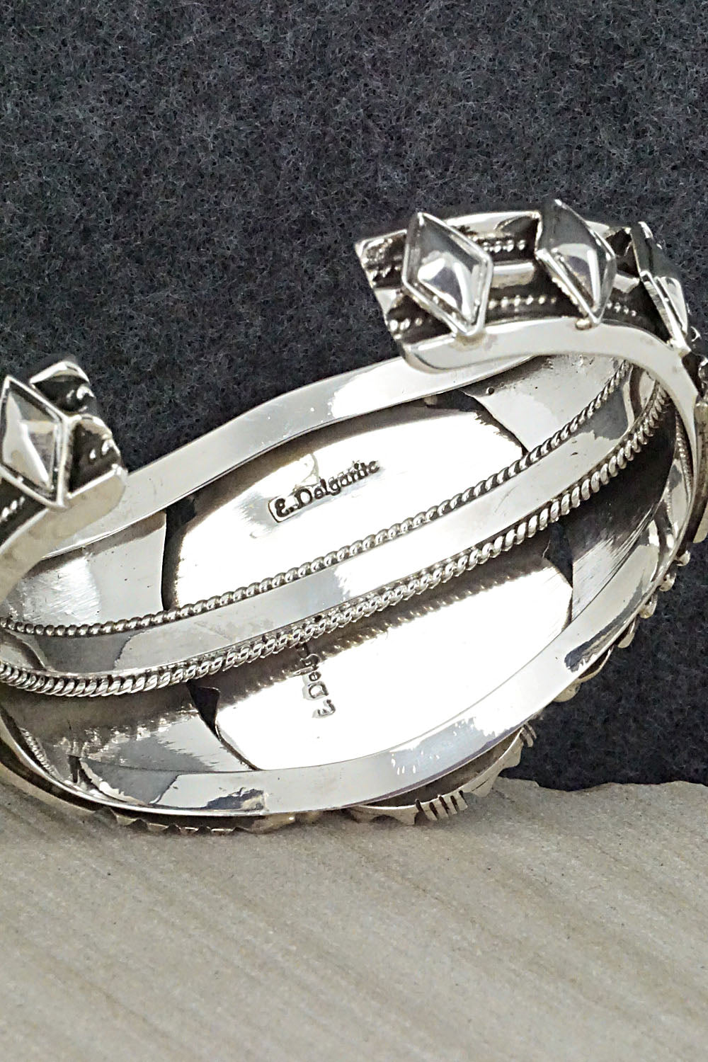 Turquoise & Sterling Silver Bracelet - Emerson Delgarito