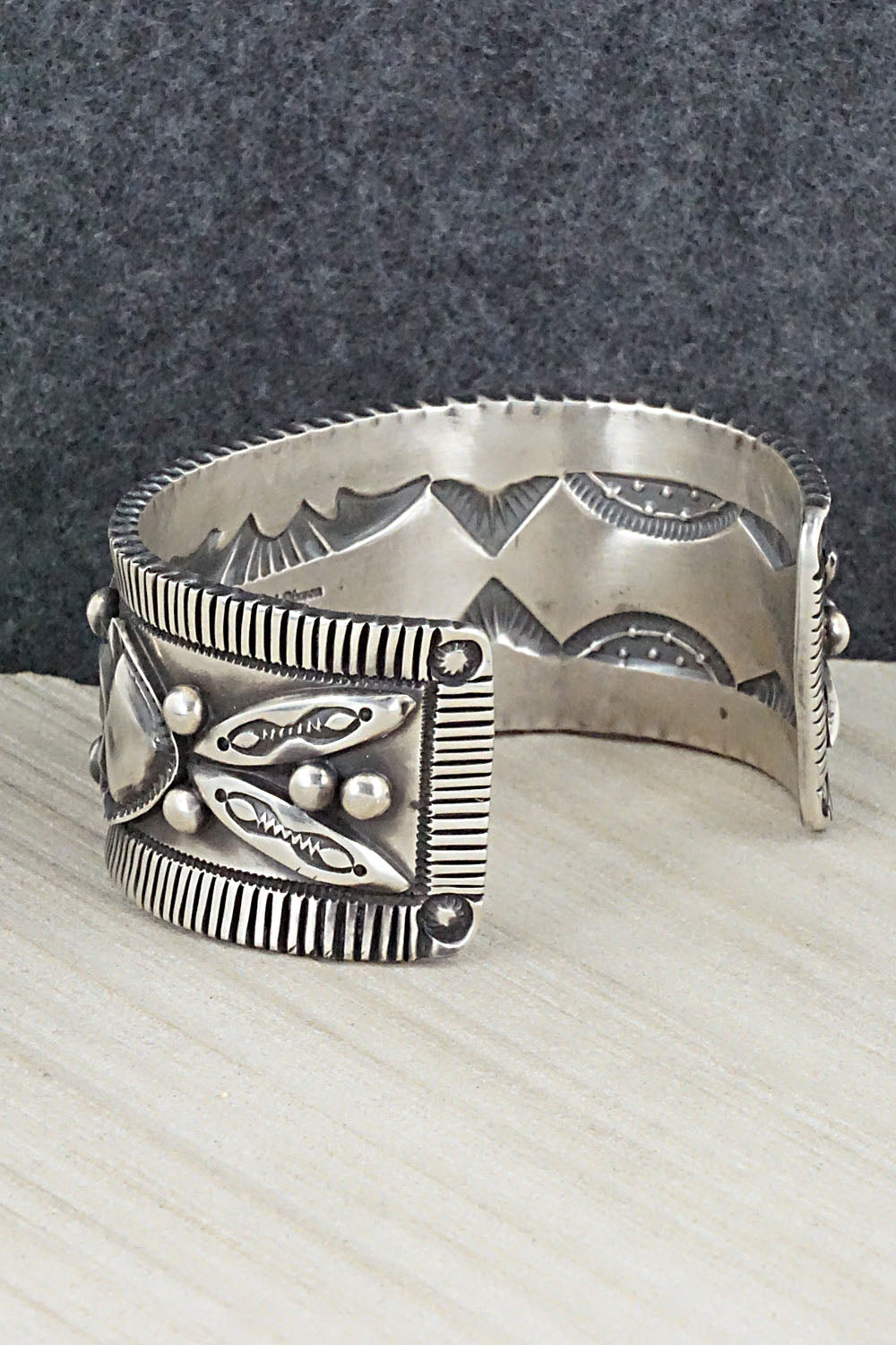 Chrysocolla & Sterling Silver Bracelet - Roland Dixson