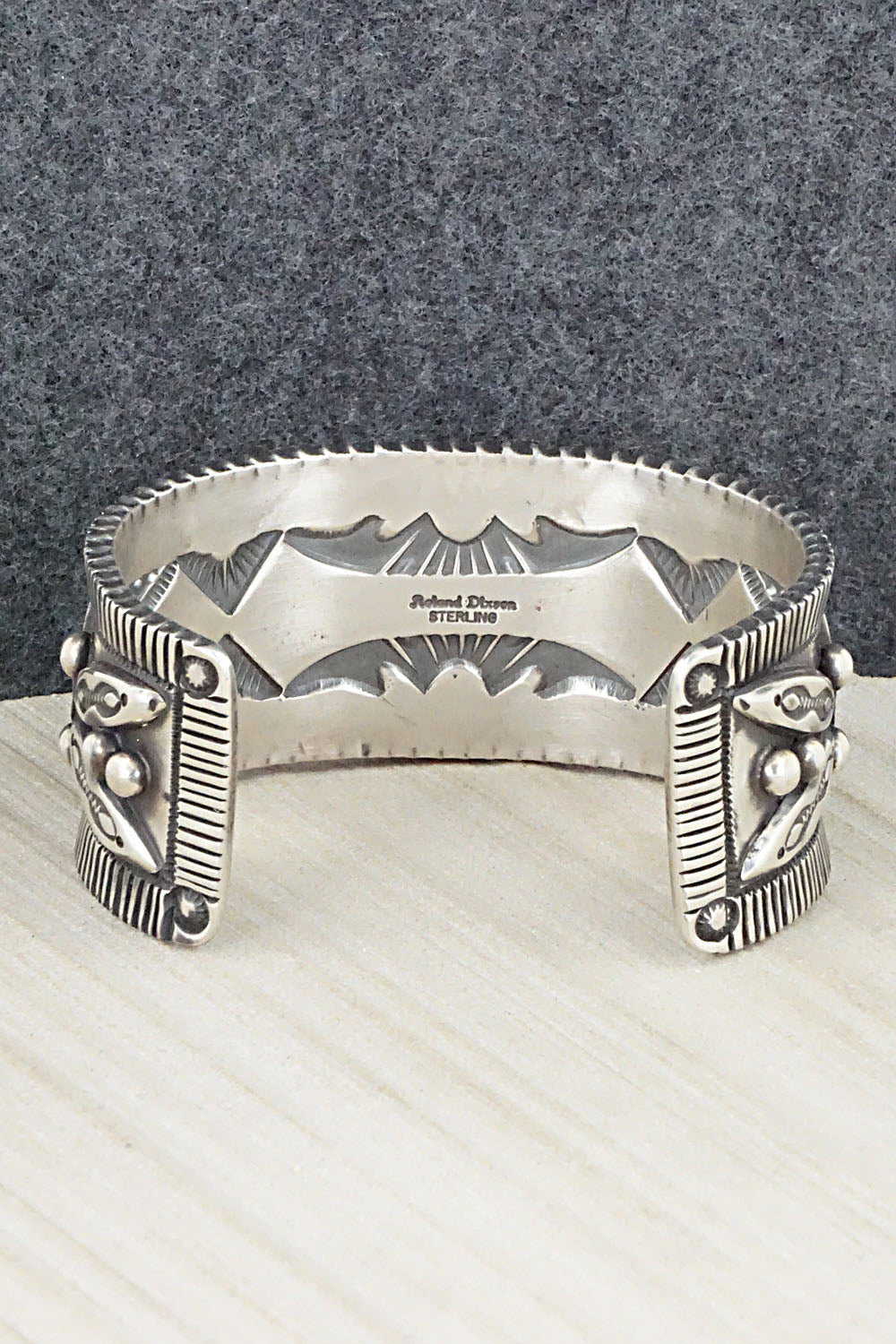 Chrysocolla & Sterling Silver Bracelet - Roland Dixson