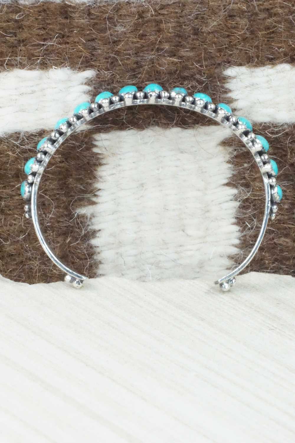 Turquoise & Sterling Silver Bracelet - Navajo