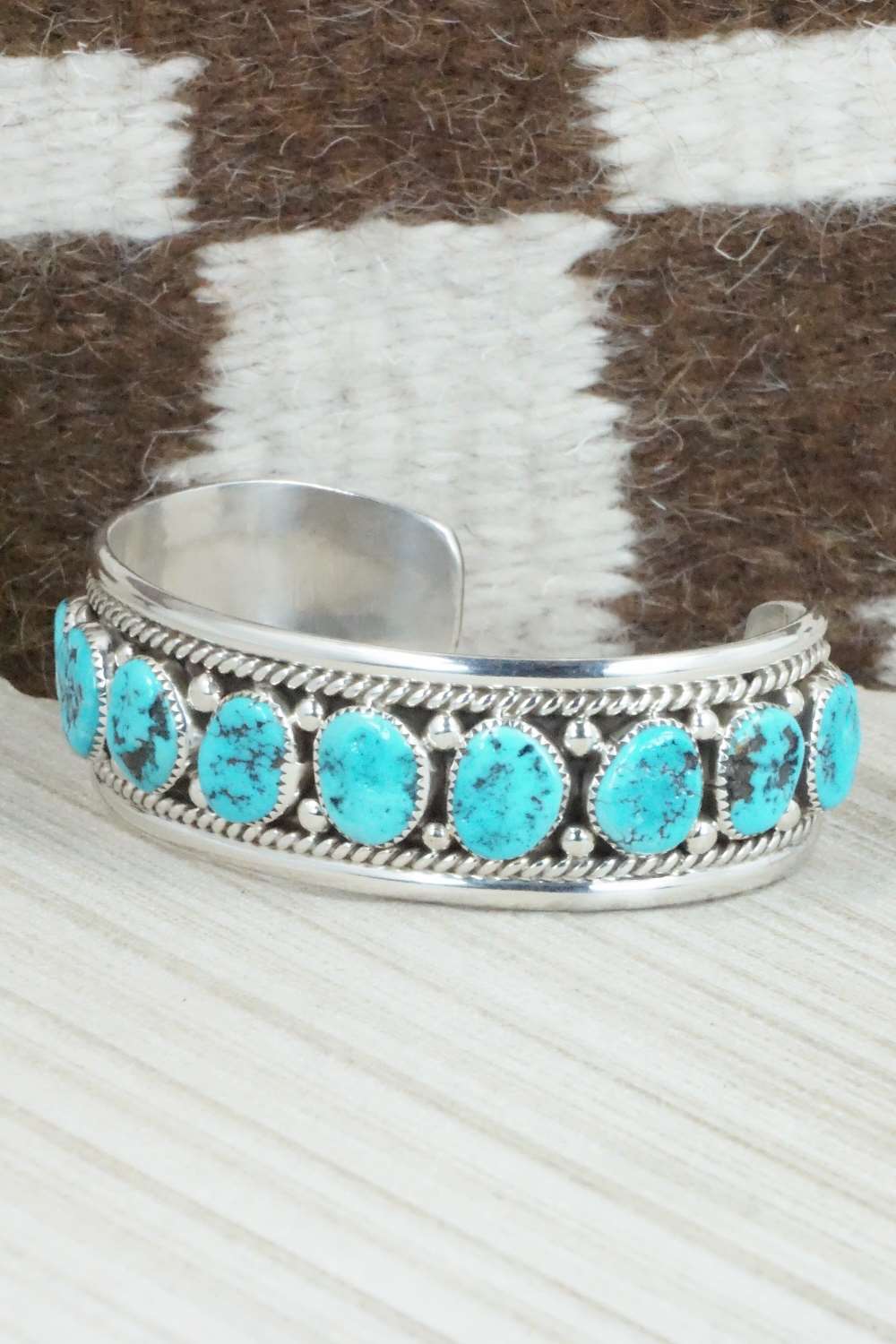 Turquoise & Sterling Silver Bracelet - Anthony Brown