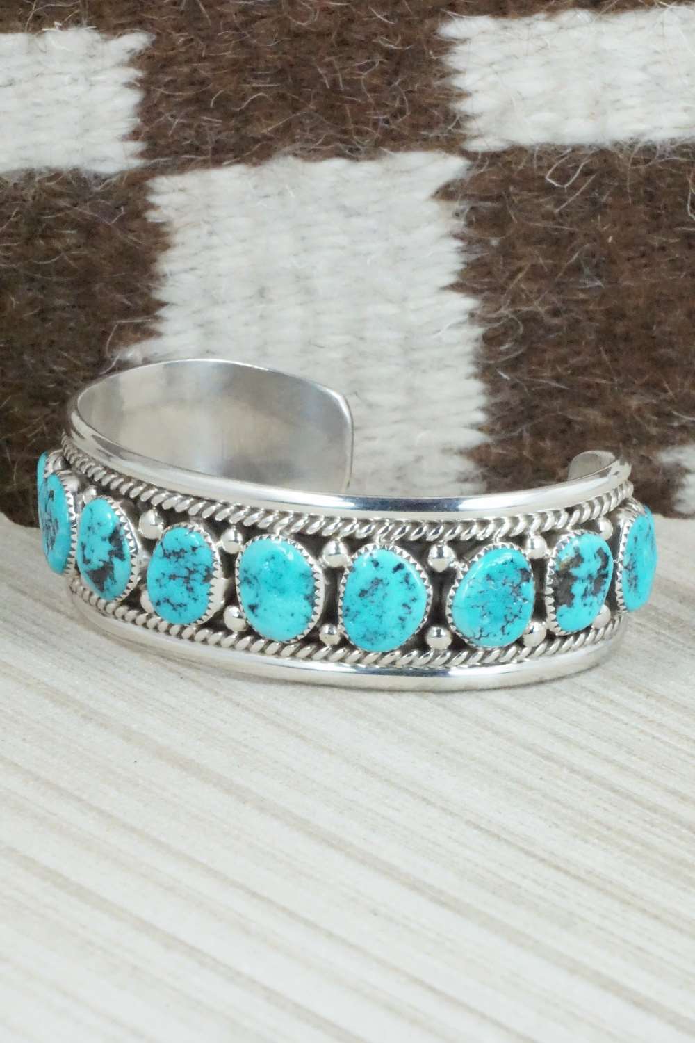 Turquoise & Sterling Silver Bracelet - Anthony Brown