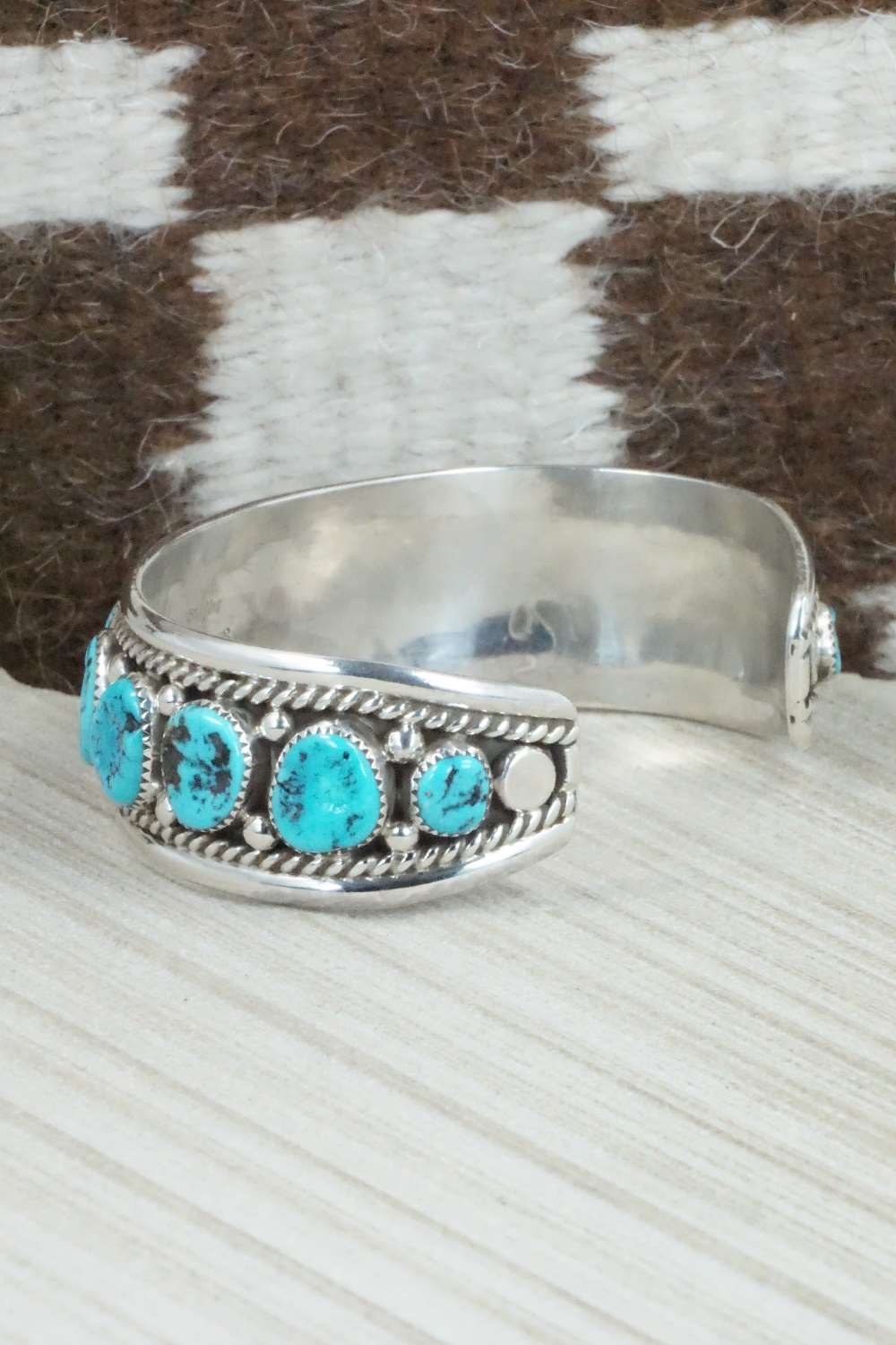 Turquoise & Sterling Silver Bracelet - Anthony Brown
